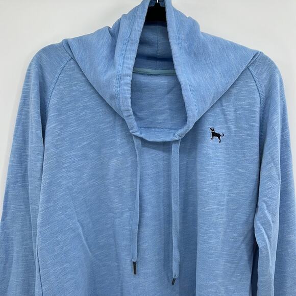 The Black Dog Cowl Neck Sweatshirt - Small - Blue - Picture 2 of 7
